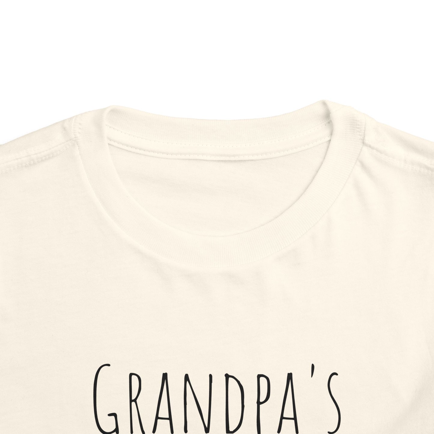 PICKLEBALL Toddler Short Sleeve Tee - grandpa's little dinker