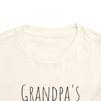 PICKLEBALL Toddler Short Sleeve Tee - grandpa's little dinker