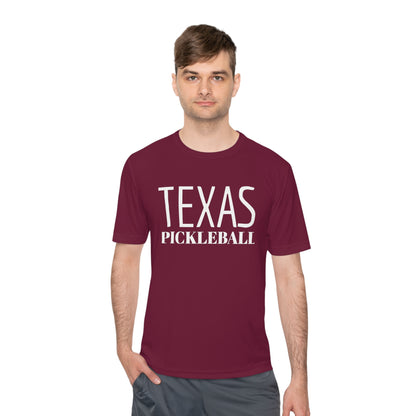 Unisex Moisture Wicking Tee TEXAS PICKLEBALL