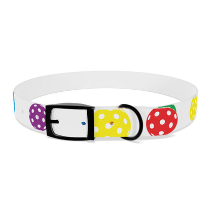 Pickleball Dog Collar white