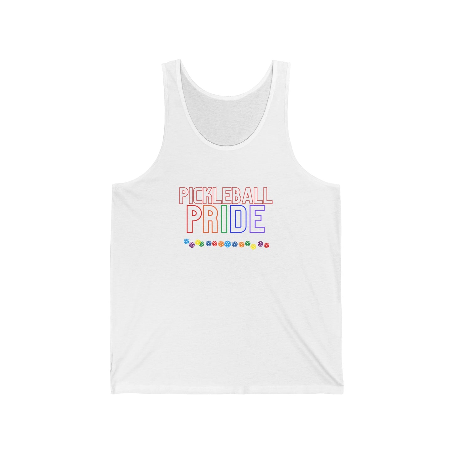 Unisex Jersey Tank PICKLEBALL PRIDE