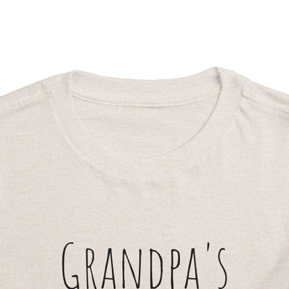 PICKLEBALL Toddler Short Sleeve Tee - grandpa's little dinker