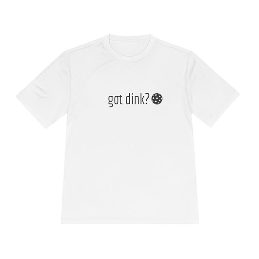 PICKLEBALL - Unisex Moisture Wicking Tee 'got dink'