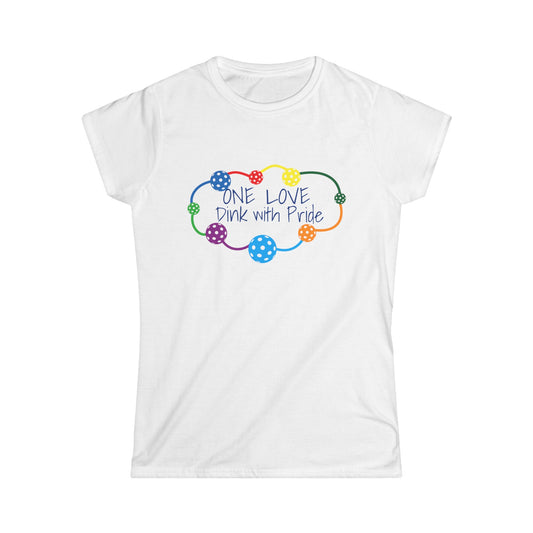 Women's Softstyle Tee - Dink with PRIDE