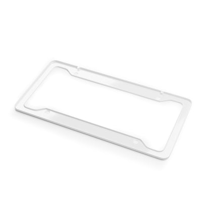 PICKLEBALL License Plate Frame - I'm addicted - TO PICKLEBALL white