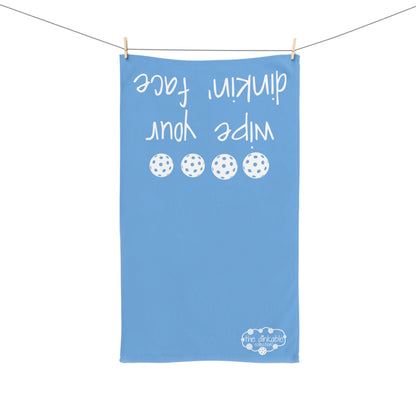PICKLEBALL Hand Towel 'wipe your dinkin face'