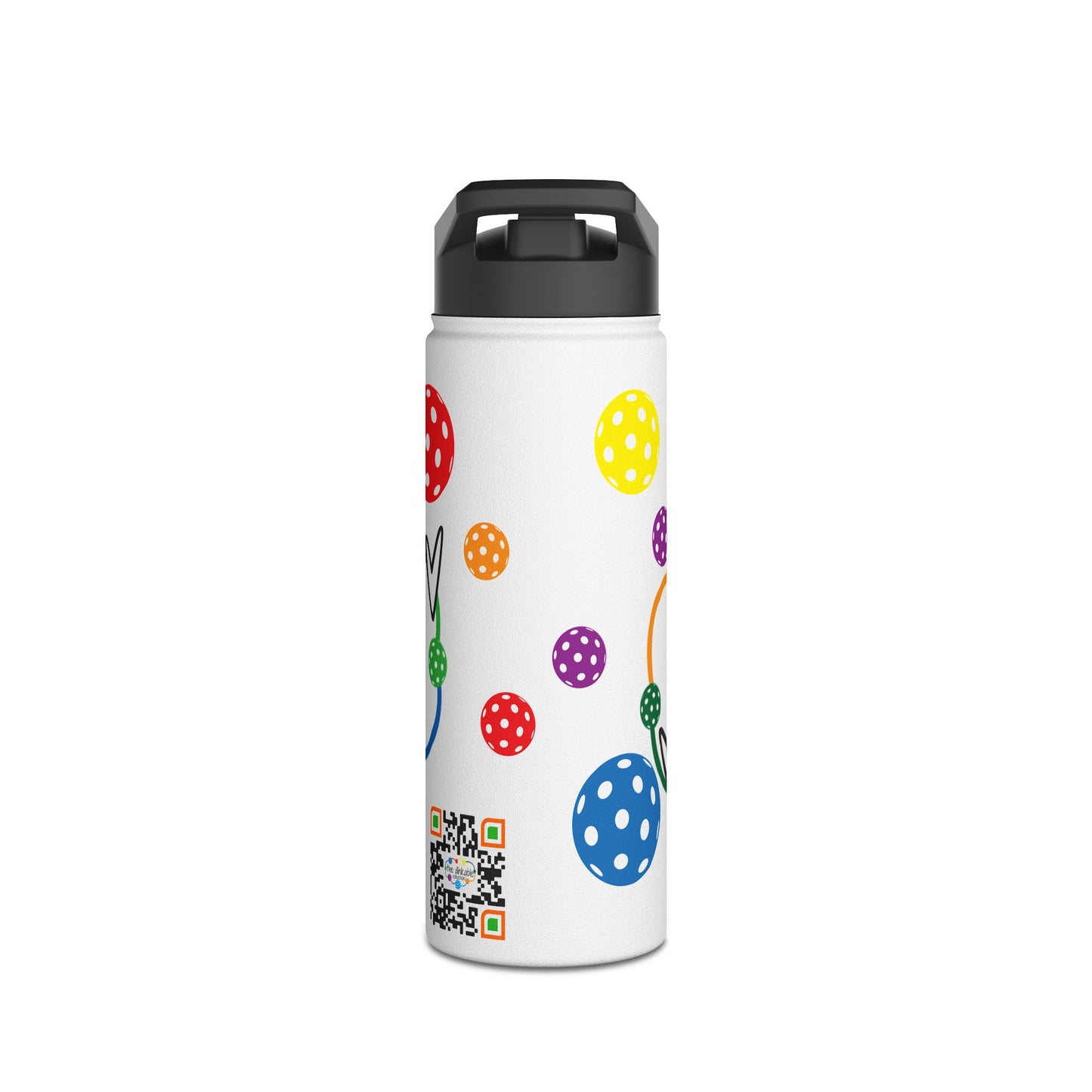 PICKLEBALL - Stainless Steel Water Bottle, Standard Lid - Pickleball is my Love Language