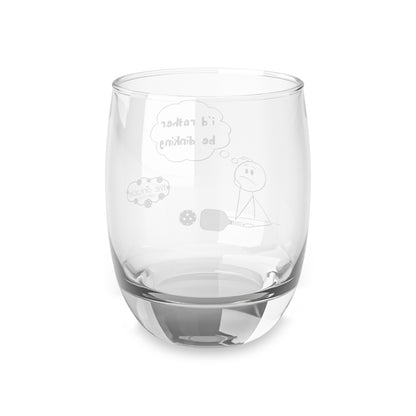 Whiskey Glass (10) Id rather be dinking