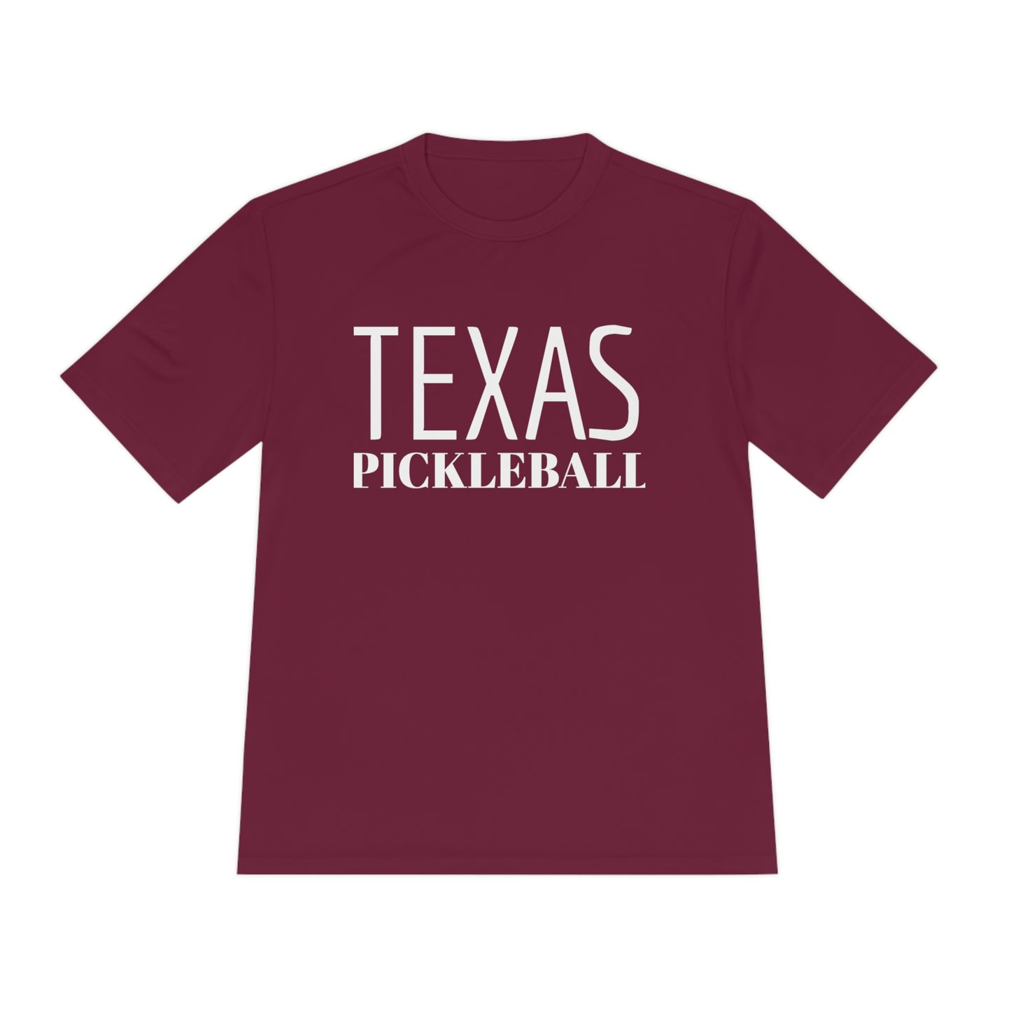 Unisex Moisture Wicking Tee TEXAS PICKLEBALL