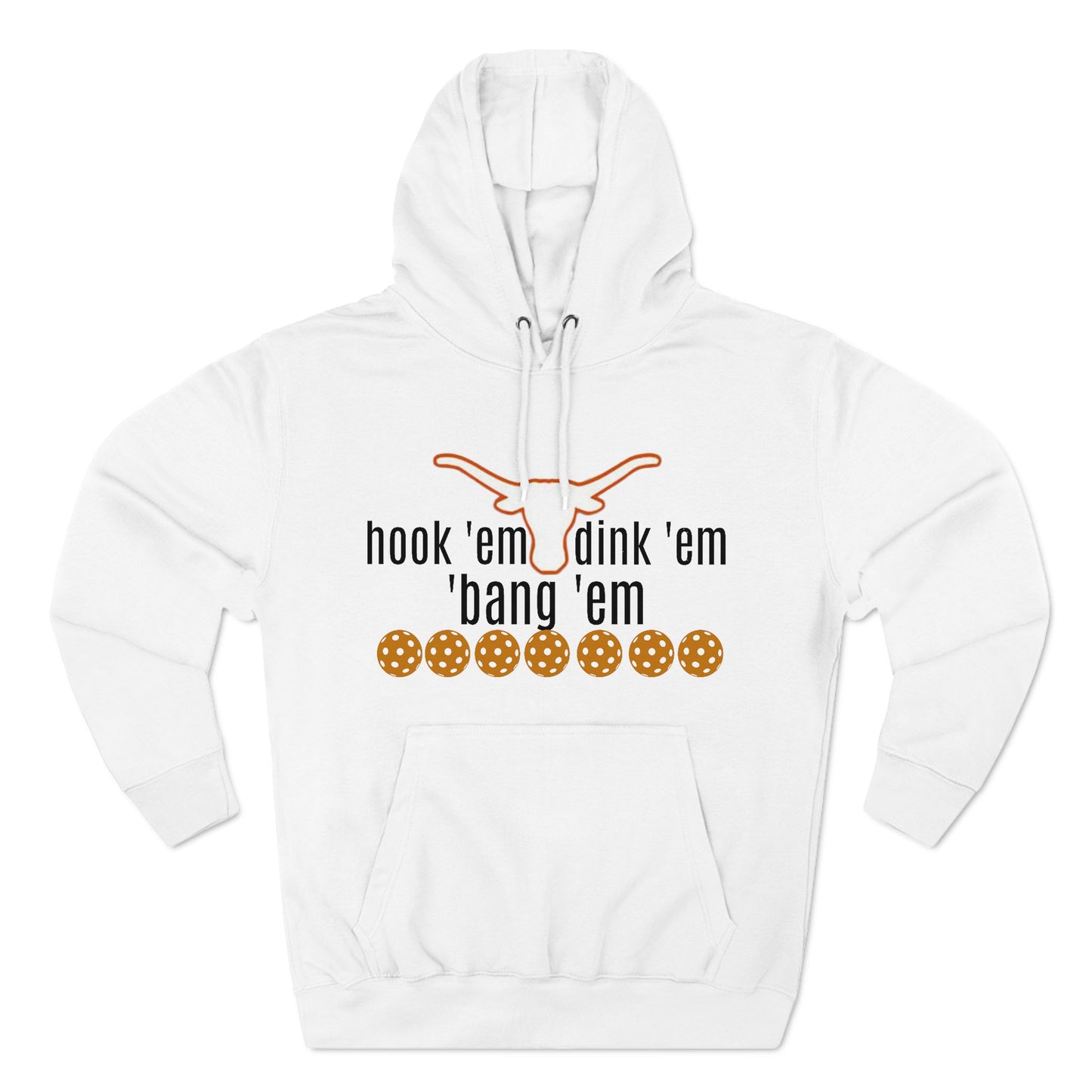 PICKLEBALL Unisex Premium Pullover Hoodie - UT Longhorns