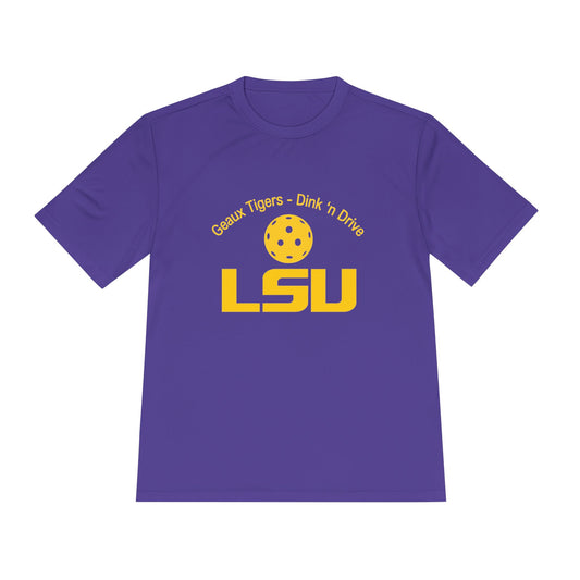 PICKLEBALL Unisex Moisture Wicking Tee - LSU