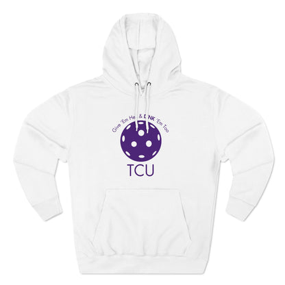 PICKLEBALL Three-Panel Fleece Hoodie TCU