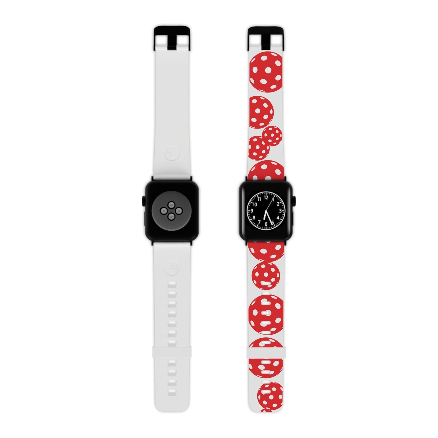 Pickleball Watch Band for Apple Watch RED & WHITE