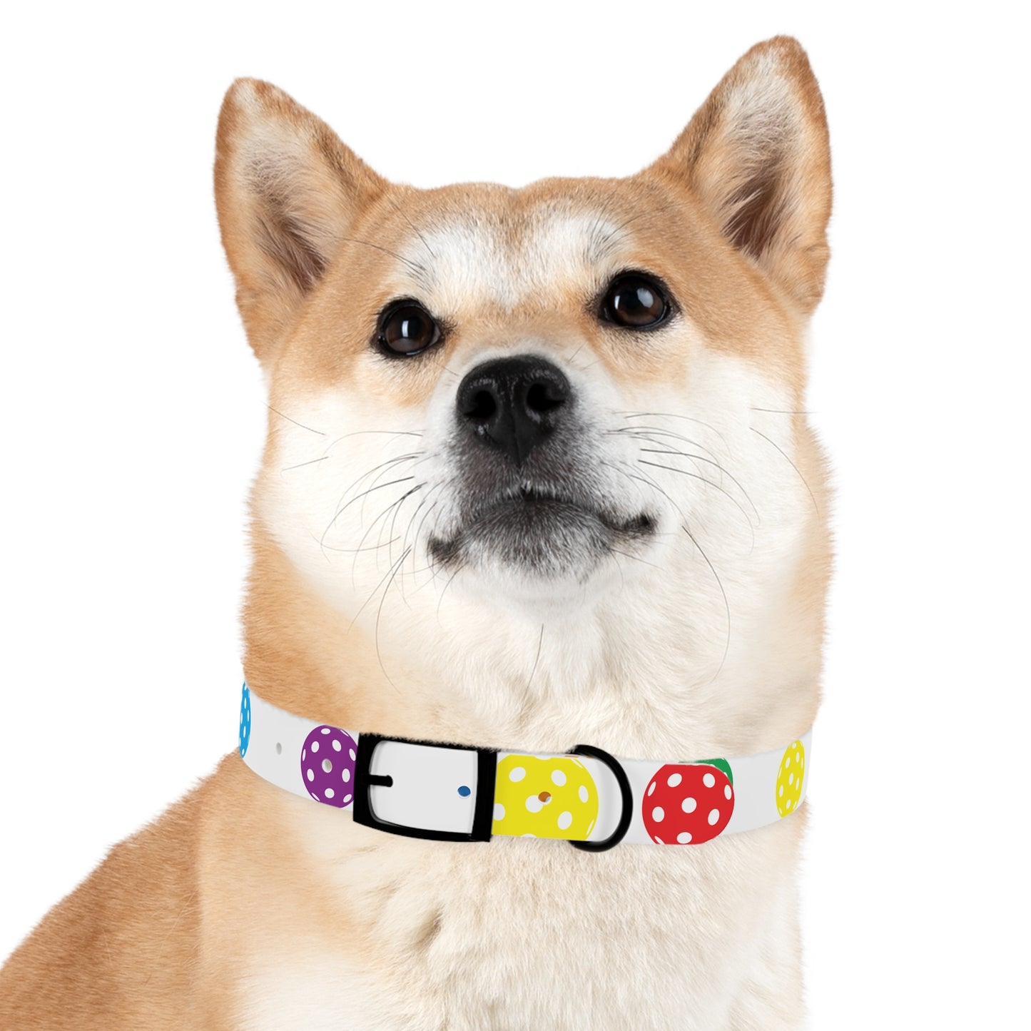 Pickleball Dog Collar white