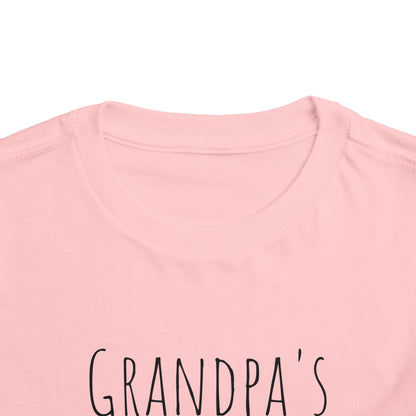 PICKLEBALL Toddler Short Sleeve Tee - grandpa's little dinker