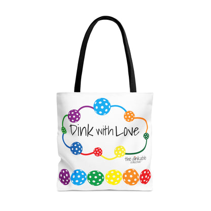 PICKLEBALL - ONE LOVE Tote Bag DINK WITH LOVE TOTE