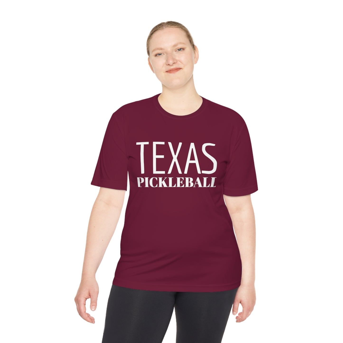 Unisex Moisture Wicking Tee TEXAS PICKLEBALL