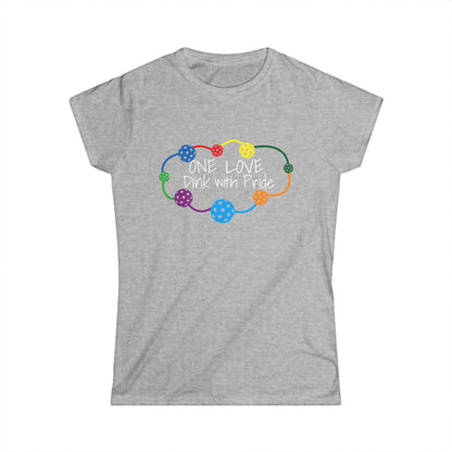 Women's Softstyle Tee - Dink with PRIDE