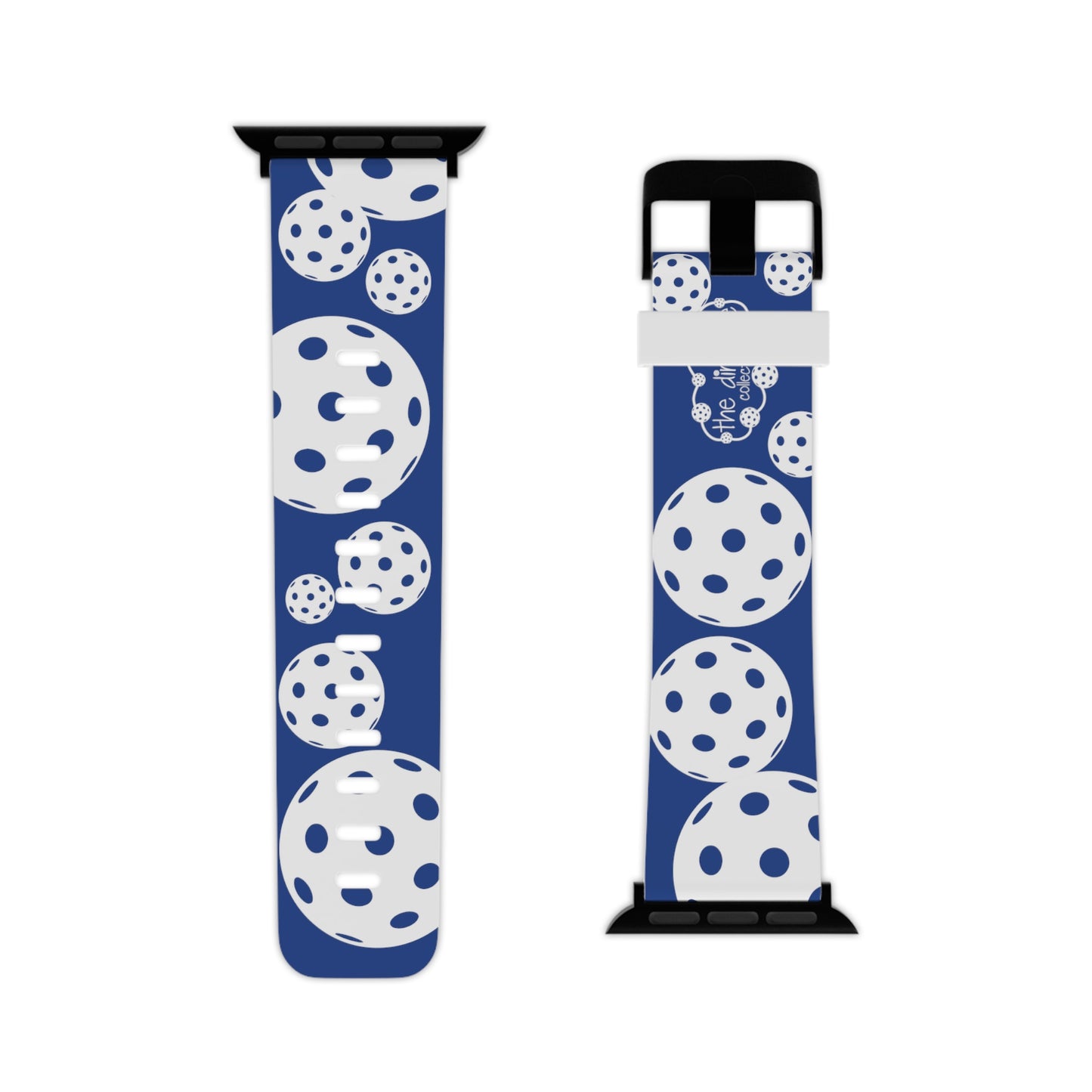 PICKLEBALL Watch Band for Apple Watch BLUE AND WHITE