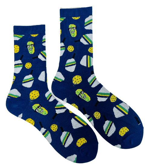 Bamboo Pickleball Socks - Navy