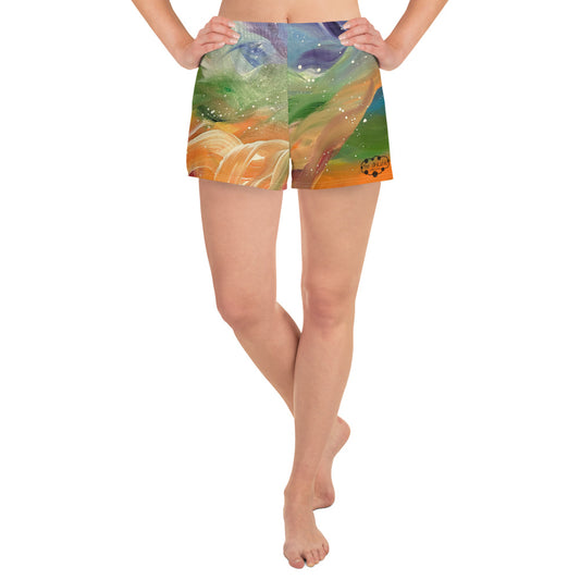 RAINBOW Women’s Recycled Athletic Shorts
